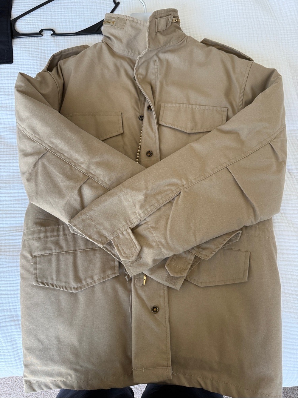 Men's Military-Style Field Jacket in Khaki